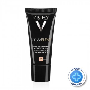 VICHY DERMABLEND puder SPF28, nijansa 25 Nude