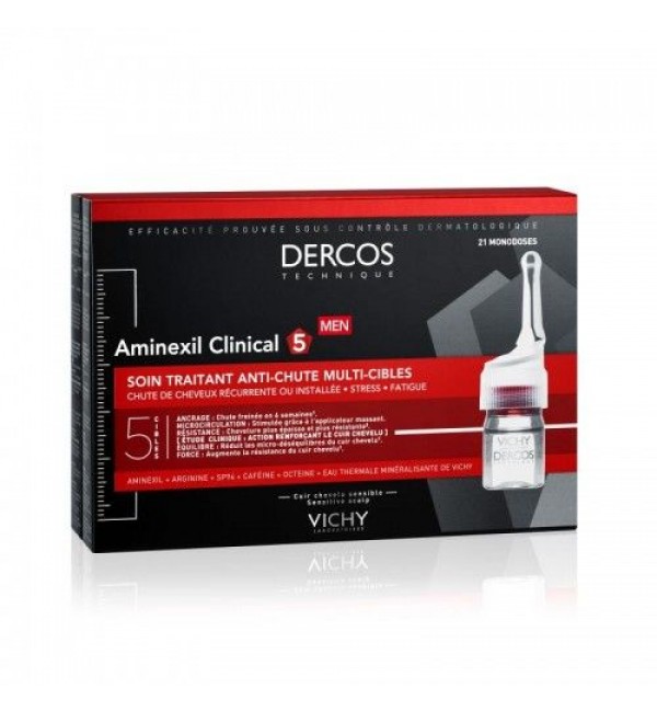 VICHY Dercos Aminexil MEN ampule za muškarce A21 