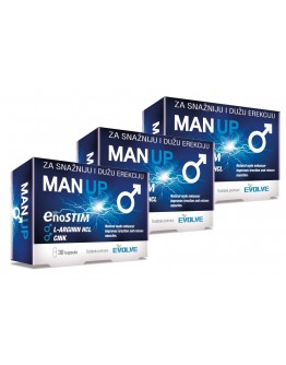 Man Up kapsule za POTENCIJU - 3 KUTIJE / 90 KAPSULA Rok:05/25 Gratis dostava
