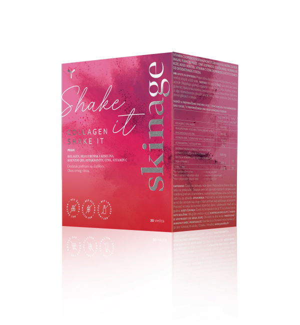 YASENKA Shake it kolagen crni ribiz 20 vrećica