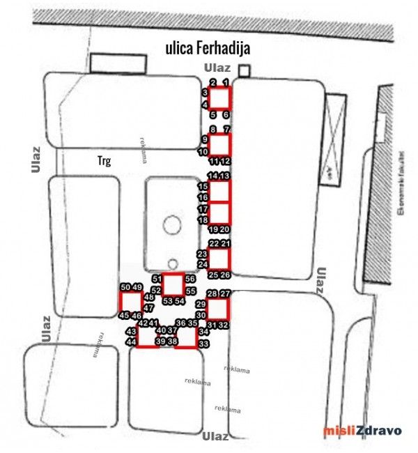 Izlagačko mjesto 2x1 m 